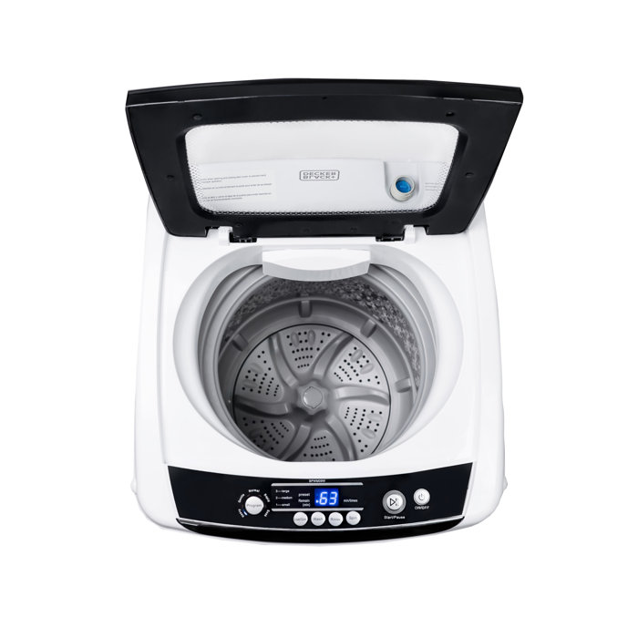 Black + Decker BLACK+DECKER Small Portable Washer, Washing Machine for